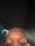 Raw Transparent 13*6 Frontal Wig